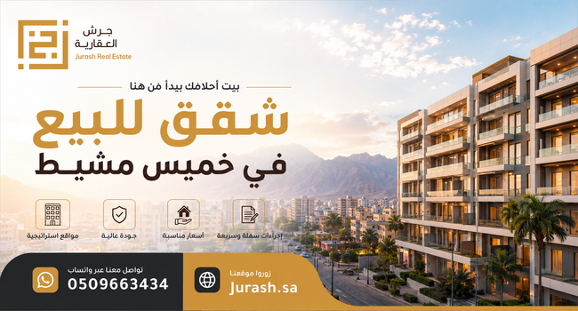 شقق للبيع في خميس مشيط | أفضل الشقق السكنية والاستثمارية بأسعار مميزة 2026